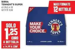 Panorama Birra TENNENT'S SUPER offerta