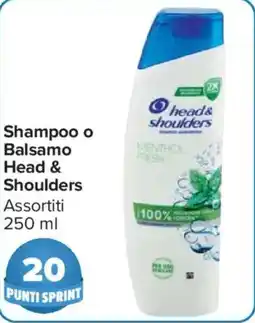 Carrefour Market Shampoo o Balsamo Head & Shoulders offerta