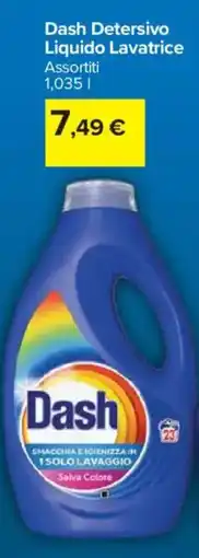 Carrefour Market Dash Detersivo Liquido Lavatrice offerta