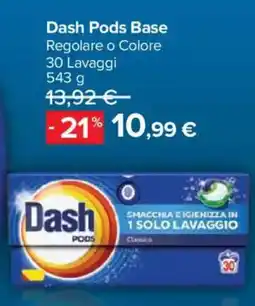 Carrefour Market Dash Pods Base Regolare o Colore offerta