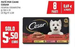 Panorama Paté per cane cesar ricette classiche offerta