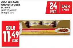 Panorama Cibo per gatti gourmet gold PURINA offerta