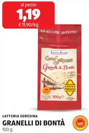ALDI Latteria soresina granelli di bontà offerta