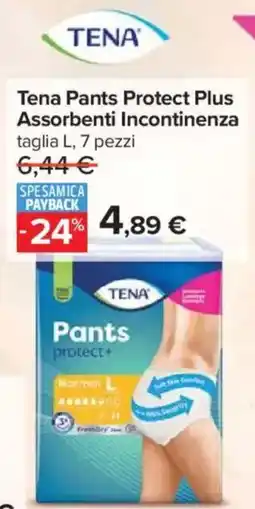 Carrefour Market Tena Pants Protect Plus Assorbenti Incontinenza offerta