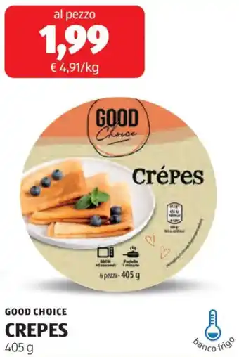 ALDI Good choice crepes offerta