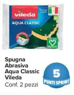 Carrefour Market Spugna Abrasiva Aqua Classic Vileda offerta