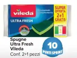 Carrefour Market Spugne Ultra Fresh Vileda offerta
