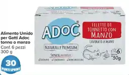 Carrefour Market Alimento Umido per Gatti Adoc tonno o manzo offerta