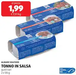 ALDI Almare seafood tonno in salsa offerta