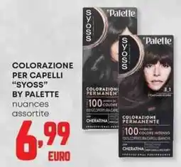 Panorama Colorazione per capelli "syoss" by palette offerta