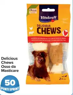 Carrefour Market Delicious Chews Osso da Masticare offerta