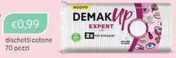 Sirene Blu DEMAKUP dischetti cotone 70 pezzi offerta