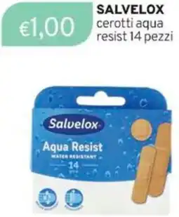 Sirene Blu SALVELOX cerotti aqua resist 14 pezzi offerta