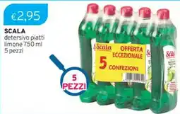 Sirene Blu SCALA detersivo piatti limone 5 pezzi offerta