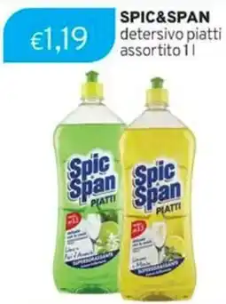 Sirene Blu SPIC&SPAN detersivo piatti offerta
