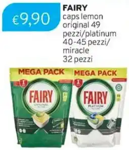 Sirene Blu FAIRY caps lemon original 49 pezzi/platinum 40-45 pezzi/ miracle 32 pezzi offerta
