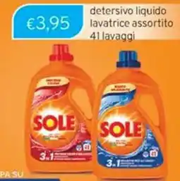 Sirene Blu SOLE detersivo liquido lavatrice offerta