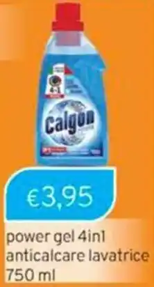 Sirene Blu Calgon power gel 4in1 anticalcare lavatrice offerta