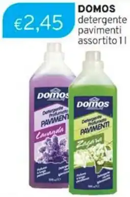 Sirene Blu DOMOS detergente pavimenti offerta