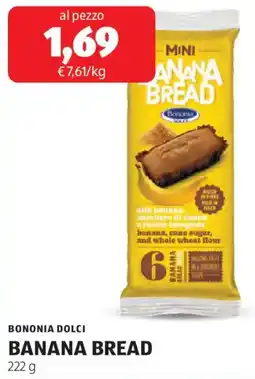 ALDI Bononia dolci banana bread offerta