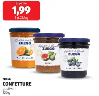 ALDI Zuegg confetture offerta