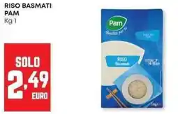 Panorama Riso basmati PAM offerta
