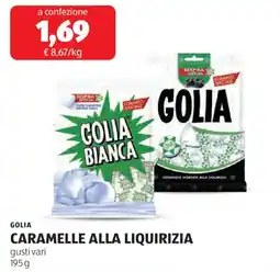 ALDI Golia caramelle alla liquirizia offerta