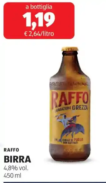 ALDI Raffo birra offerta