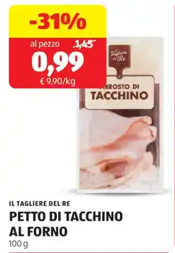 ALDI Il tagliere del re petto di tacchino al forno offerta
