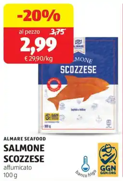 ALDI Almare seafood salmone scozzese offerta