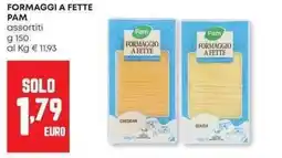 Panorama Formaggi a fette PAM offerta
