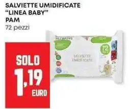 Panorama Salviette umidificate "linea baby" PAM offerta