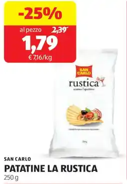 ALDI San carlo patatine la rustica offerta