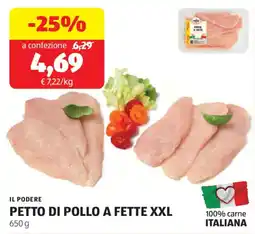 ALDI Il podere petto di pollo a fette xxl offerta