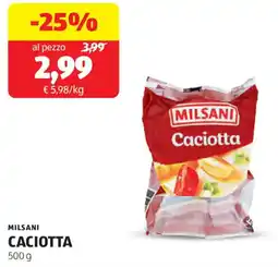 ALDI Milsani caciotta offerta