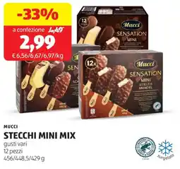 ALDI Mucci stecchi mini mix offerta