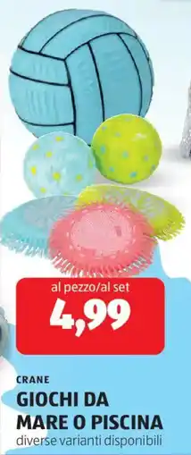 ALDI Crane giochi da mare o piscina offerta