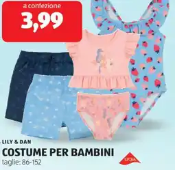 ALDI Lily & dan costume per bambini offerta