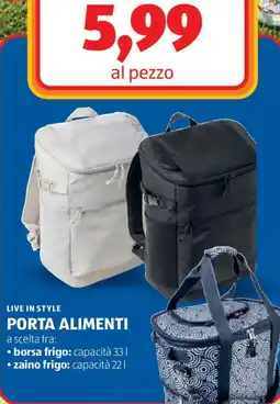 ALDI Live in style porta alimenti offerta