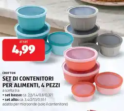 ALDI Crofton set di contenitori per alimenti, 4 pezzi offerta