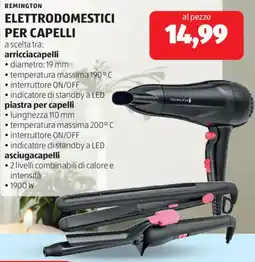 ALDI Remington elettrodomestici per capelli offerta