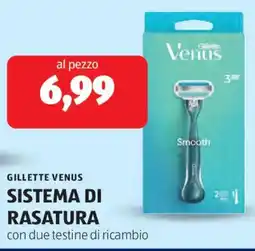 ALDI Gillette venus sistema di rasatura offerta