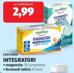 ALDI Equilibra integratori offerta