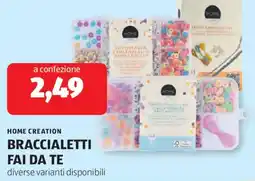 ALDI Home creation braccialetti fai da te offerta