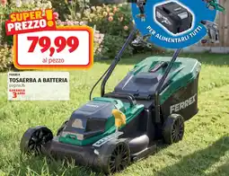 ALDI Ferrex tosaerba a batteria offerta