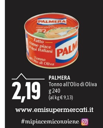 Emi Supermercati Tonno offerta