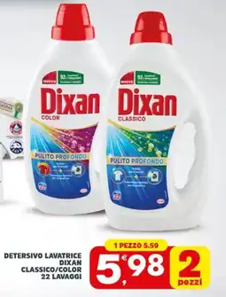 Despar Detersivo lavatrice dixan classico/color offerta