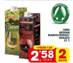 Despar Vino despar bianco/rosso/ rosato offerta