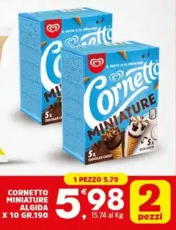 Despar Cornetto miniature ALGIDA offerta