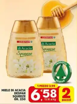 Despar Miele di acacia despar squeeze offerta